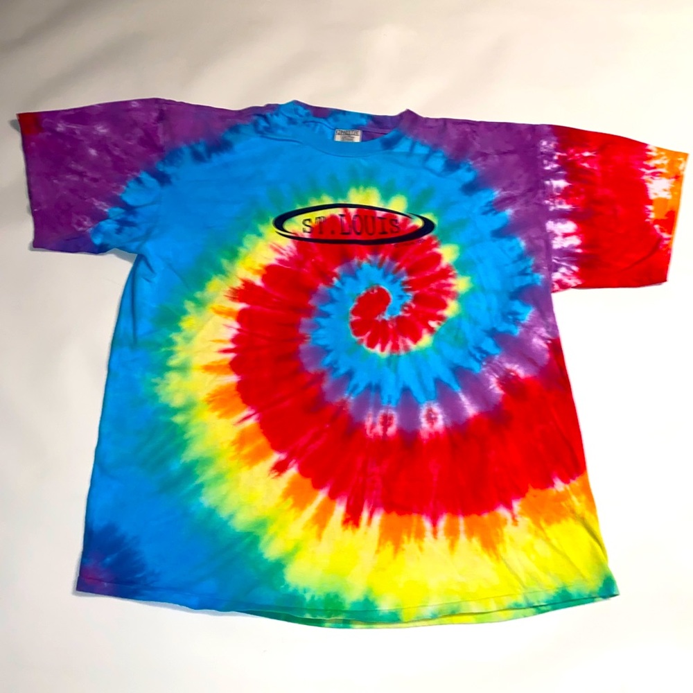 VINTAGE TST. LOUIS TIE DYE T-SHIRT